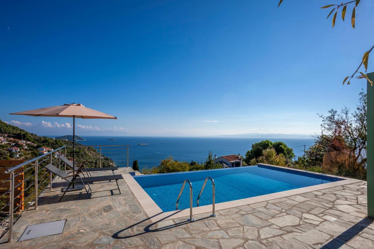 Olea Skopelos Villas With Swimming Pools & Sea View Panormos  외부 사진