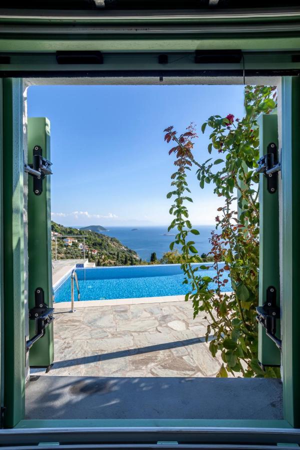 Olea Skopelos Villas With Swimming Pools & Sea View Panormos  외부 사진