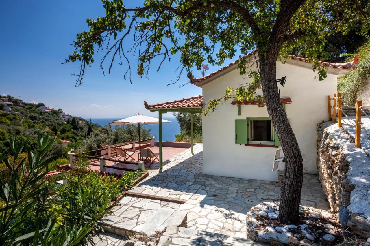 Olea Skopelos Villas With Swimming Pools & Sea View Panormos  외부 사진