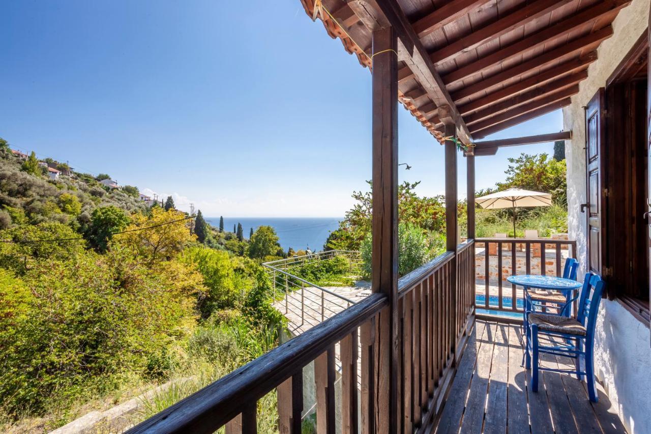 Olea Skopelos Villas With Swimming Pools & Sea View Panormos  외부 사진
