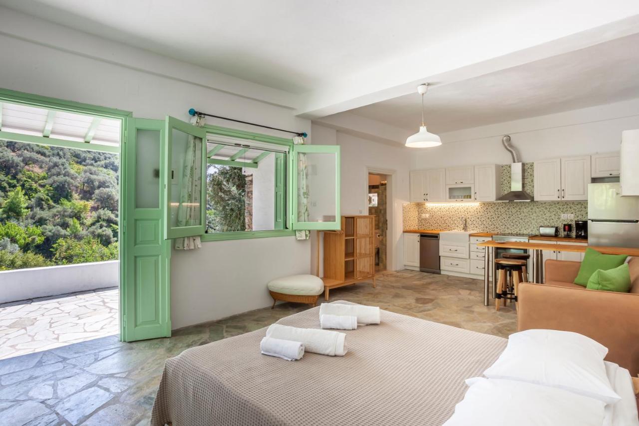 Olea Skopelos Villas With Swimming Pools & Sea View Panormos  외부 사진