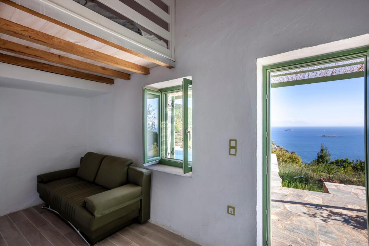 Olea Skopelos Villas With Swimming Pools & Sea View Panormos  외부 사진