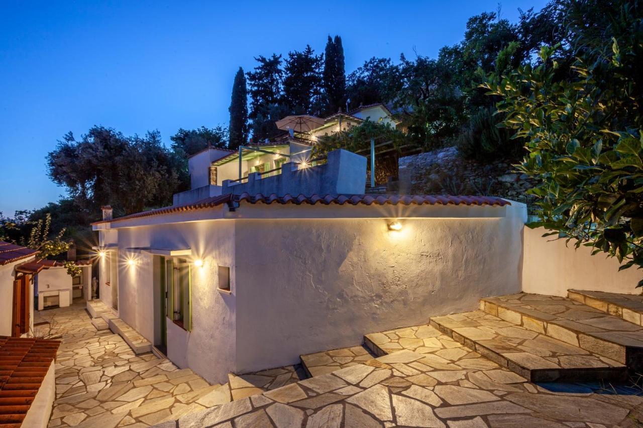 Olea Skopelos Villas With Swimming Pools & Sea View Panormos  외부 사진