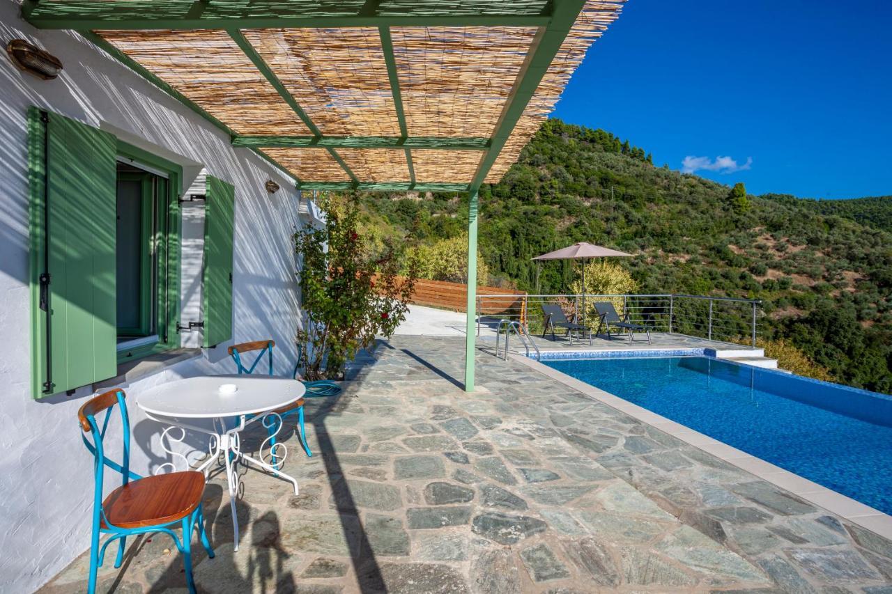 Olea Skopelos Villas With Swimming Pools & Sea View Panormos  외부 사진