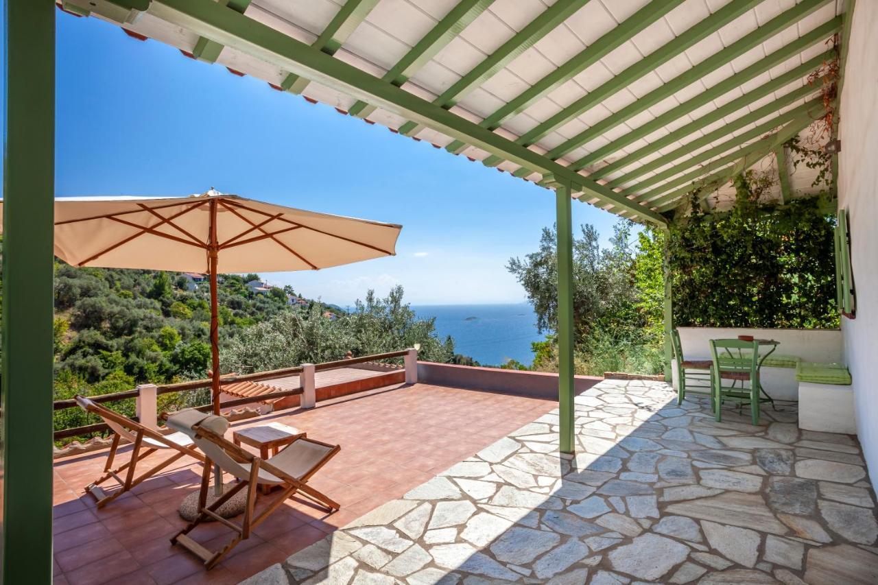 Olea Skopelos Villas With Swimming Pools & Sea View Panormos  외부 사진
