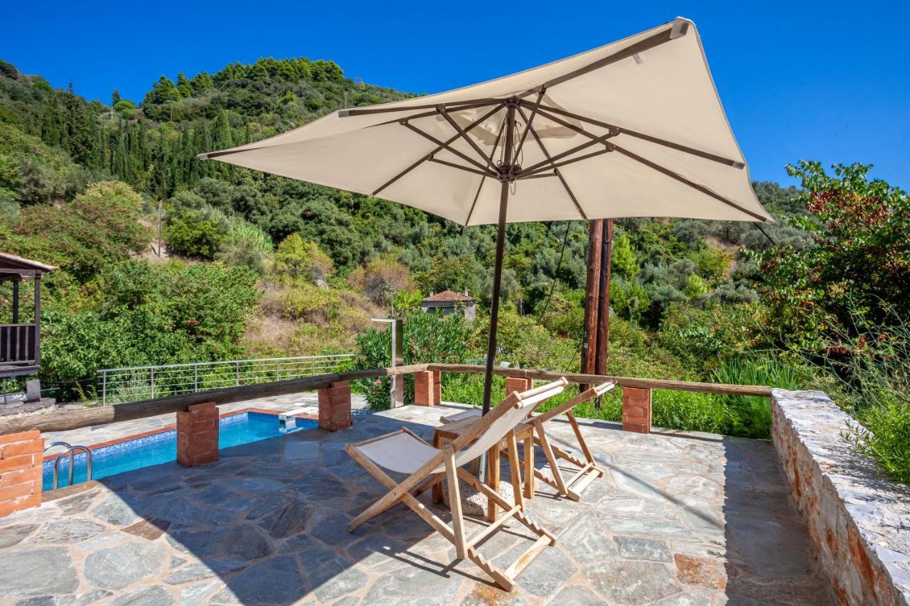 Olea Skopelos Villas With Swimming Pools & Sea View Panormos  외부 사진